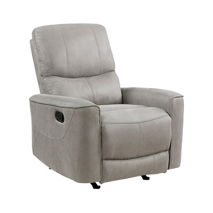 Ouray Rocker Reclining Chair in Gray - 9602GY-1