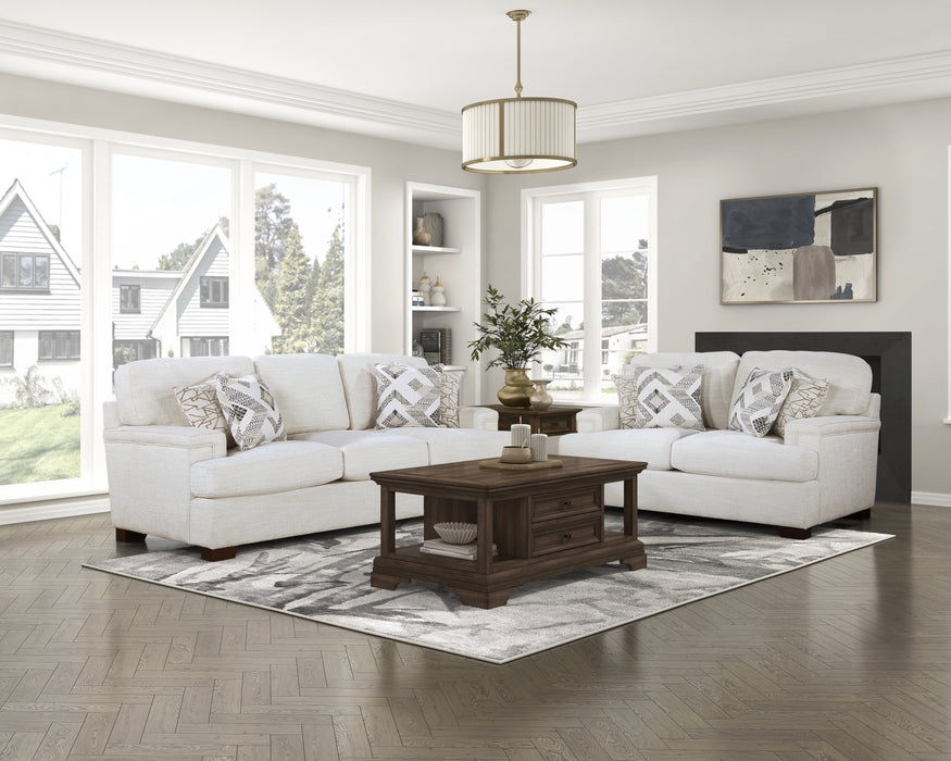 Orson Loveseat in Cream - 9603CR-2