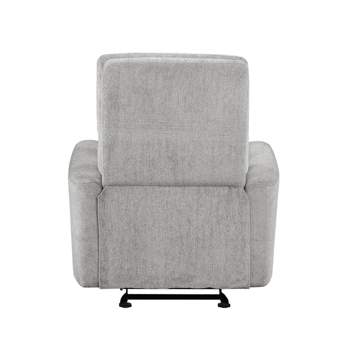 Lyndon Glider Reclining Chair in Gray - 9610GY-1