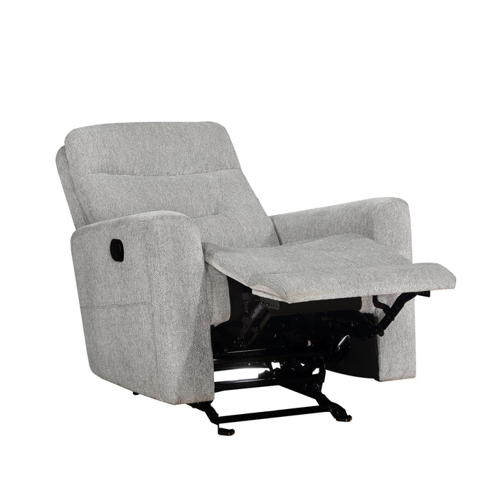 Lyndon Glider Reclining Chair in Gray - 9610GY-1