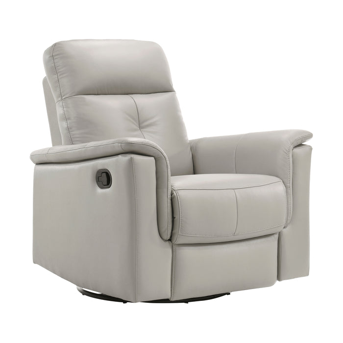 Bristow Swivel Glider Reclining Chair in Gray - 9620SVE-1