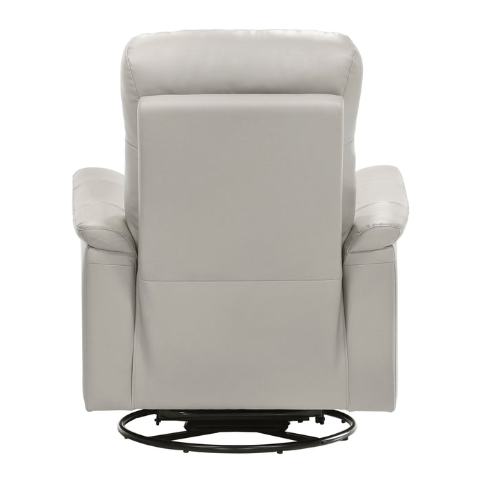 Bristow Swivel Glider Reclining Chair in Gray - 9620SVE-1