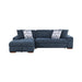 Raife 2-Piece Sectional with Left Chaise in Blue - 9624BU*2LC2R image