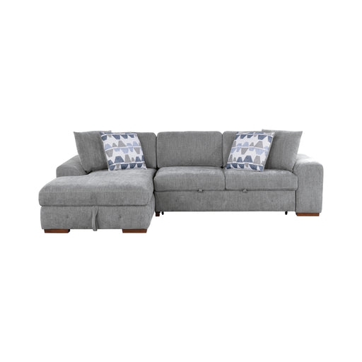 Raife 2-Piece Sectional with Left Chaise in Gray - 9624GY*2LC2R image