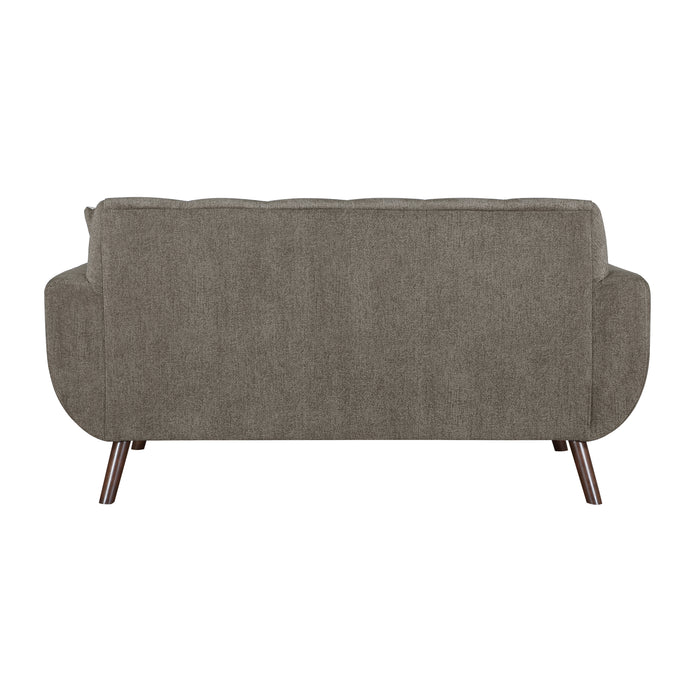 Janne Loveseat in Brown - 9627CAF-2