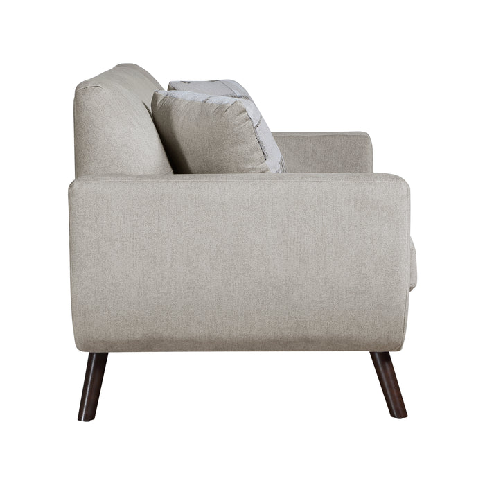 Janne Loveseat in Tan - 9627TAN-2