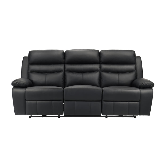 Hancock Power Double Reclining Sofa in Black - 9628BLK-3PW image