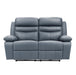 Hancock Power Double Reclining Loveseat in Blue - 9628BUE-2PW image