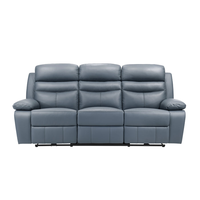 Hancock Power Double Reclining Sofa in Blue - 9628BUE-3PW image