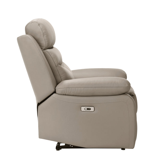 Hancock Power Reclining Chair in Beige - 9628LTE-1PW