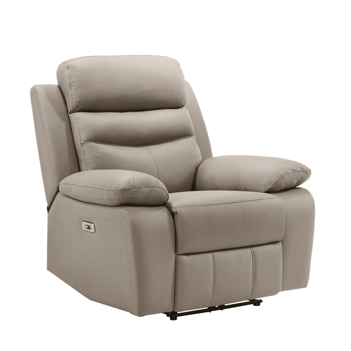 Hancock Power Reclining Chair in Beige - 9628LTE-1PW