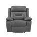 Laconia Reclining Chair in Gray - 9629DGY-1 image