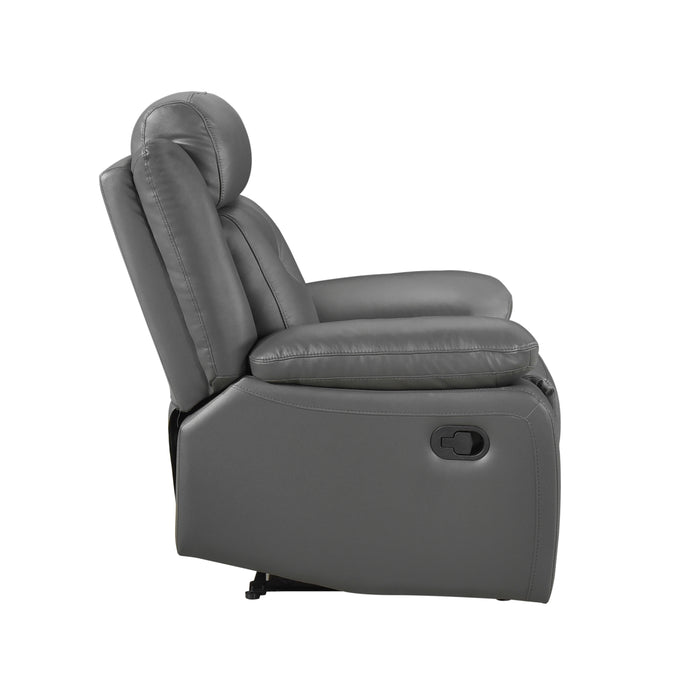 Laconia Reclining Chair in Gray - 9629DGY-1