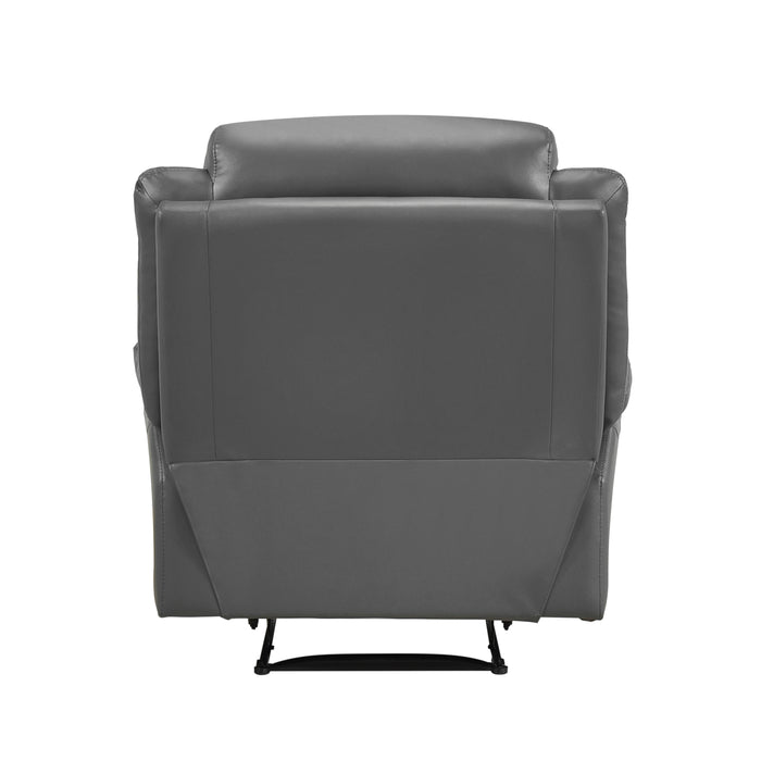 Laconia Reclining Chair in Gray - 9629DGY-1