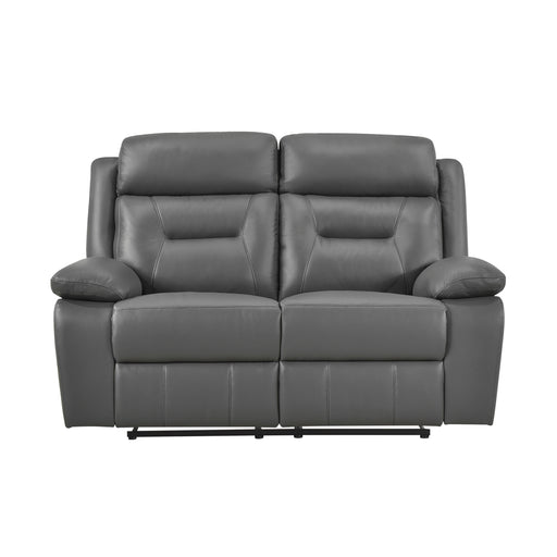 Laconia Double Reclining Loveseat in Gray - 9629DGY-2 image