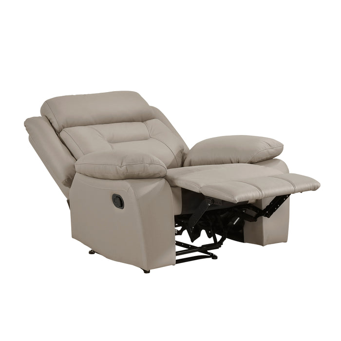 Laconia Reclining Chair in Brown - 9629LTE-1