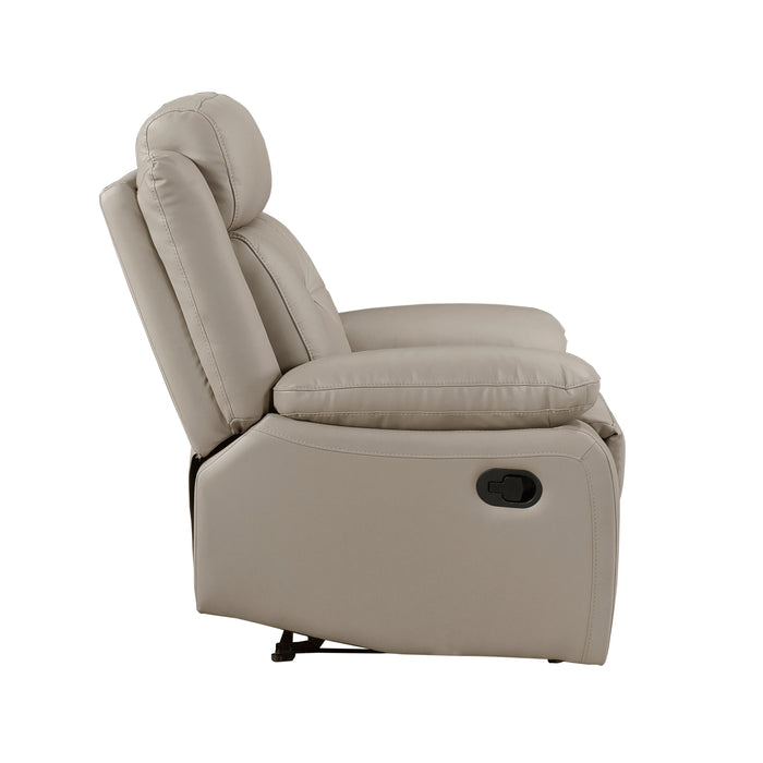 Laconia Reclining Chair in Brown - 9629LTE-1