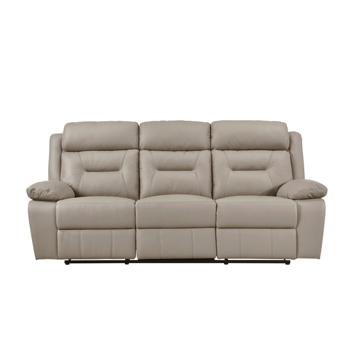 Laconia Double Reclining Sofa in Brown - 9629LTE-3 image