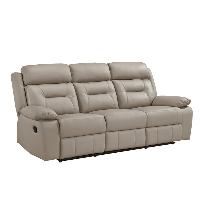 Laconia Double Reclining Sofa in Brown - 9629LTE-3