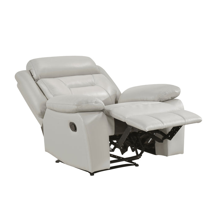 Laconia Reclining Chair in Gray - 9629SVE-1