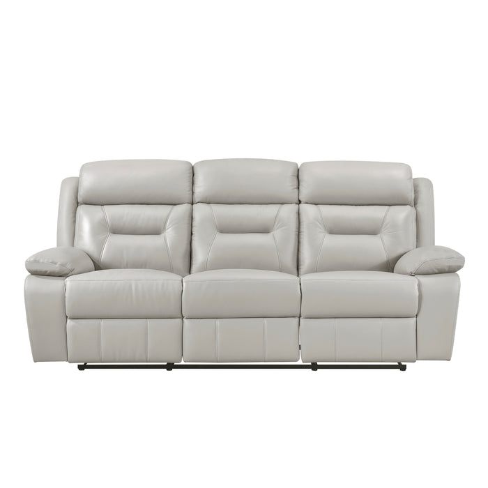 Laconia Double Reclining Sofa in Gray - 9629SVE-3 image