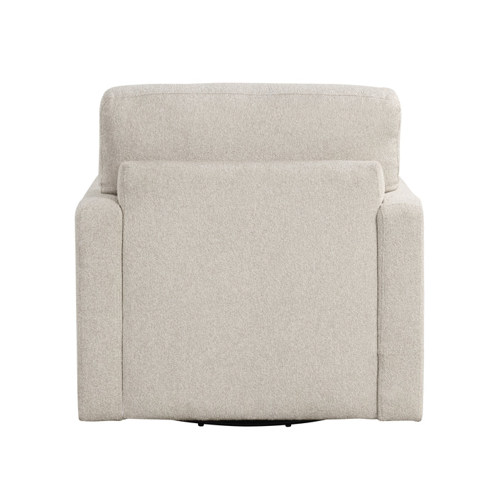 Pompano Swivel Chair in Beige - 9630BE-1SW