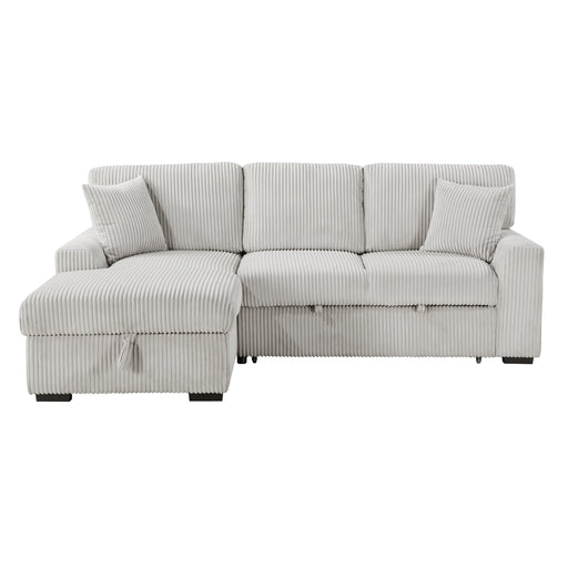 Marsh 2-Piece Sectional with Left Chaise in Gray - 9633MNB*2LC2R image