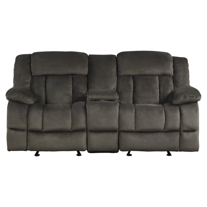 Laurelton 2pc Set: Sofa, Love in Brown - 9636*2