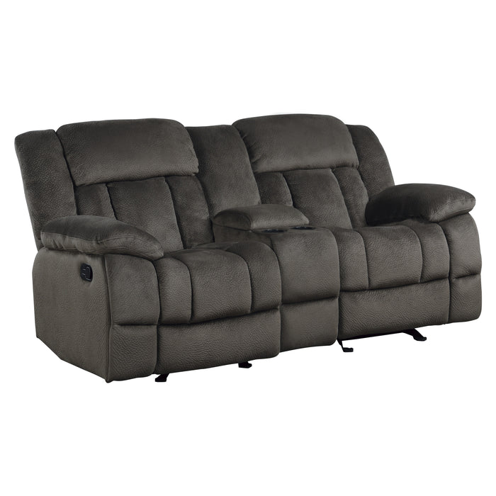 Laurelton 2pc Set: Sofa, Love in Brown - 9636*2