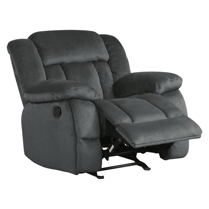 Laurelton Glider Reclining Chair in Gray - 9636CC-1