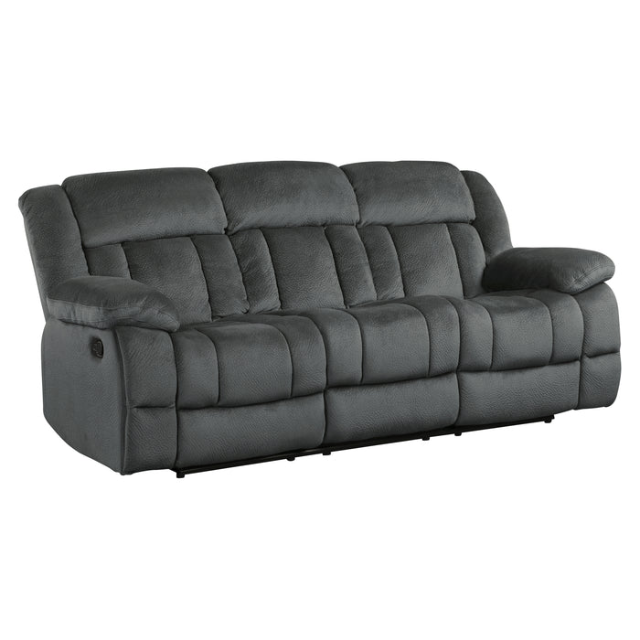 Laurelton Double Reclining Sofa in Gray - 9636CC-3