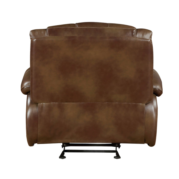 Ellicott Glider Reclining Chair in Brown - 9639BR-1