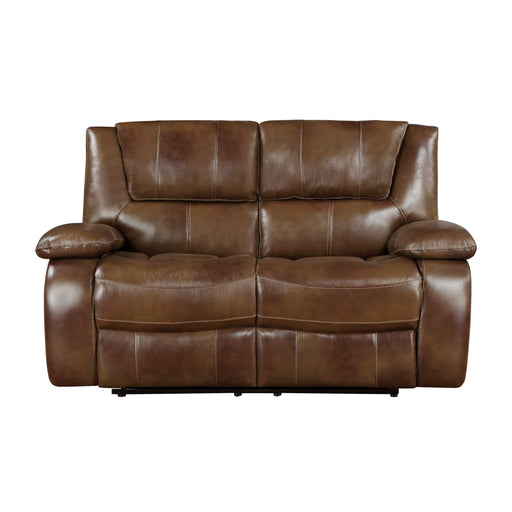 Ellicott Double Reclining Loveseat in Brown - 9639BR-2 image