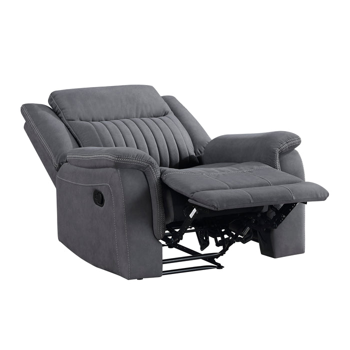 Dean Reclining Chair in Gray - 9646GY-1