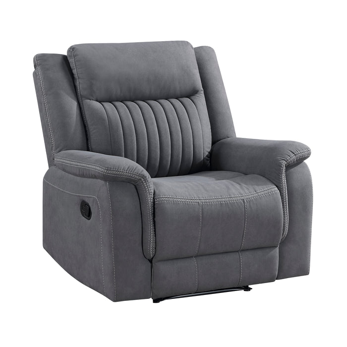 Dean Reclining Chair in Gray - 9646GY-1