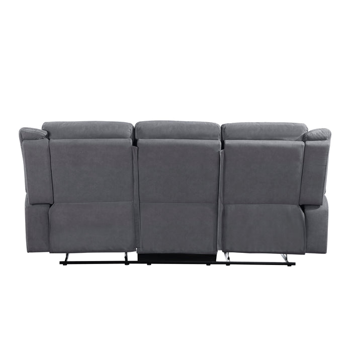 Dean Double Reclining Sofa in Gray - 9646GY-3