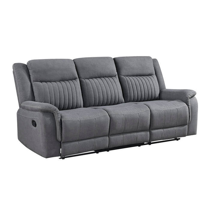 Dean Double Reclining Sofa in Gray - 9646GY-3