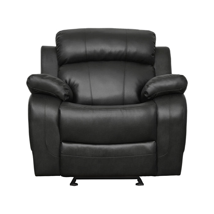 Marille Glider Reclining Chair in Black - 9724BLK-1 image