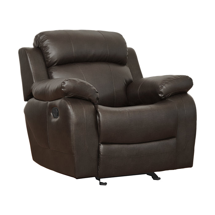 Marille Glider Reclining Chair in Brown - 9724BRW-1