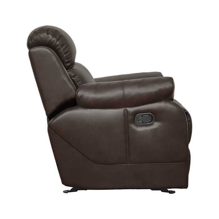 Marille Glider Reclining Chair in Brown - 9724BRW-1