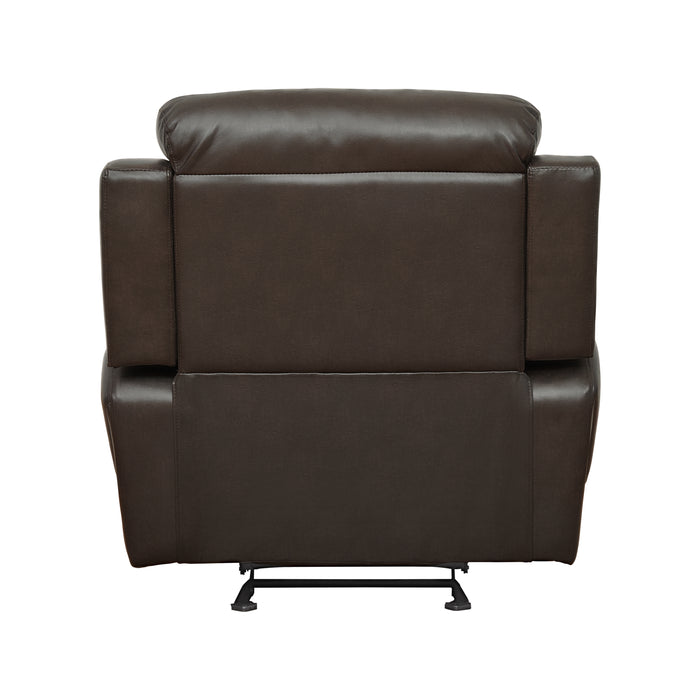 Marille Glider Reclining Chair in Brown - 9724BRW-1