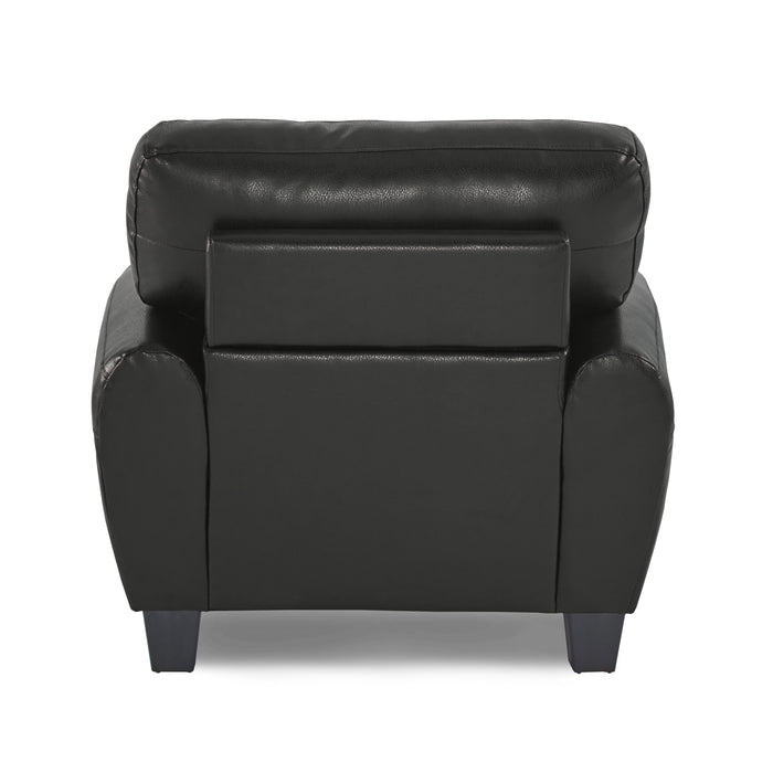 Rubin Chair in Black - 9734BK-1