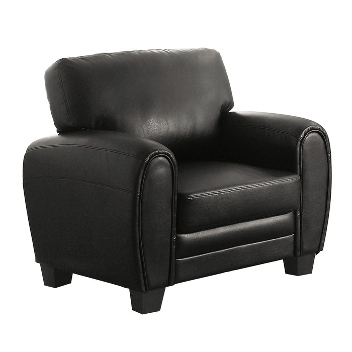 Rubin Chair in Black - 9734BK-1