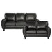 Rubin 2pc Set: Sofa, Love in Black - 9734BK*2 image