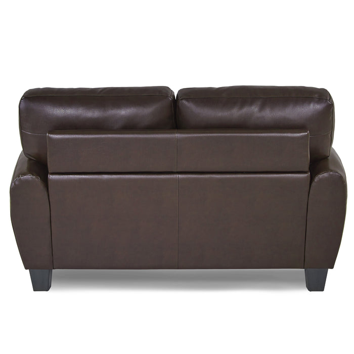 Rubin Loveseat in Brown - 9734DB-2