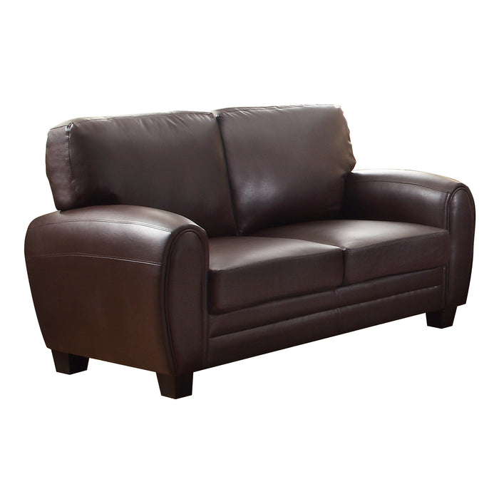 Rubin Loveseat in Brown - 9734DB-2