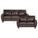 Rubin 2pc Set: Sofa, Love in Brown - 9734DB*2 image