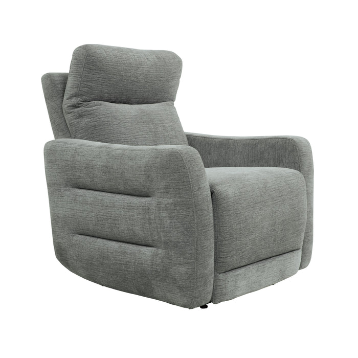 Edition Power Lay Flat Reclining Chair with Power Headrest and USB Port in Gray - 9804DV-1PWH