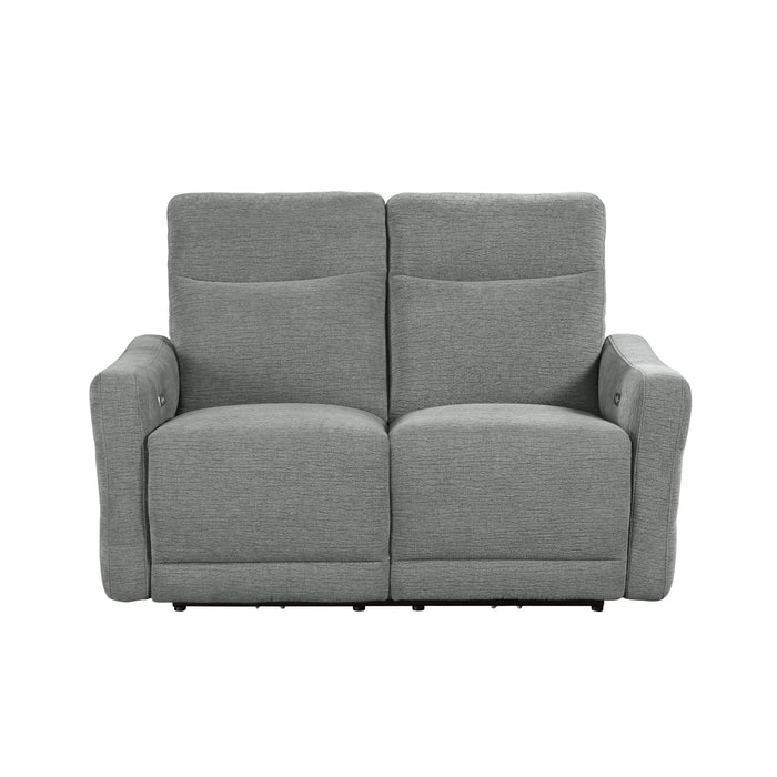 Edition 2pc Set: Sofa, Love (Power) in Gray - 9804DV*2PWH