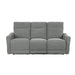 Edition Power Double Lay Flat Reclining Sofa with Power Headrests and USB Ports in Gray - 9804DV-3PWH image